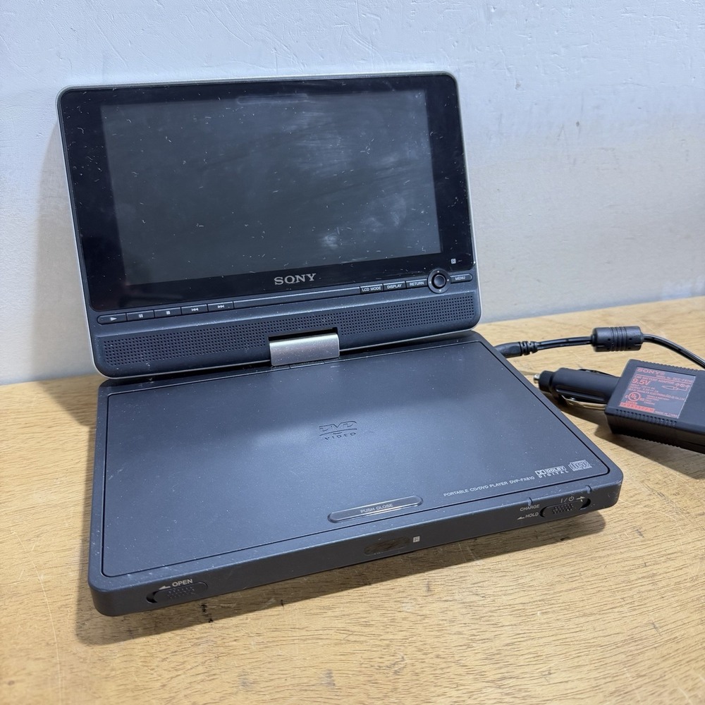 Sony DVP-FX810 8in Portable Swivel Screen DVD CD Player Black DVPFX810